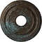 Ekena Millwork Dublin Ceiling Medallion (Canopies up to 8 1/4"), 15 3/8"OD x 3 5/8"ID x 1"P, Bronze Blue Patina CM15DUBBS - alternate 1